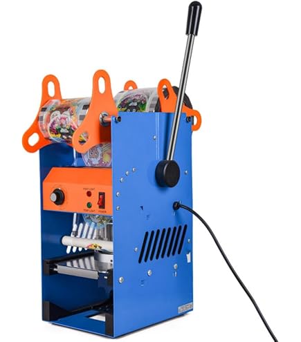 Amazon.co.jp: Hanchen ZY-ZF07 カップシーラー 自動カップシール機
